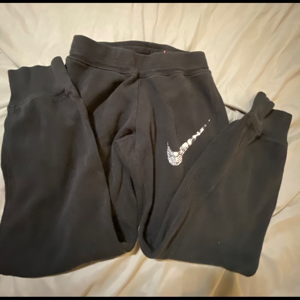 Nike black joggers